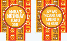 Load image into Gallery viewer, Tropical Luau Huggers. Luau Bachelorette or Birthday Huggers. Tropical Vacation Huggers. Hawaiian Wedding Shower Huggers!