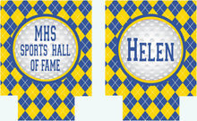 Load image into Gallery viewer, Golf Party Drink Hugger. Monogram Golf Bachelorette or Birthday Party Favors. Personalized Golf Beverage Insulator!