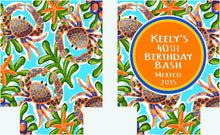 Load image into Gallery viewer, Colorful Crab Huggers. Family Vacation Beach Huggers. Beach Wedding Party Favors. Personalized Bachelorette or Birthday Huggers!