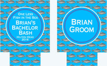 Load image into Gallery viewer, Bachelor Party Fish Huggers. Guy's Birthday Fish Huggers! Bachelor Party Gifts. Guys Fishing Trip Huggers. Fishing Birthday Favors.