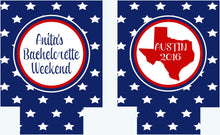 Load image into Gallery viewer, Stars and Boots Oh Shit Kits! Western Themed Hangover Recovery Totes. Personalized EMPTY Hangover bags. Patriotic Party Bags