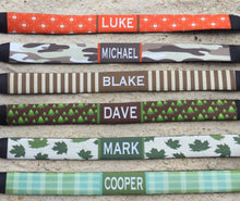 Load image into Gallery viewer, Guys Outdoors Neoprene Sunglass Strap. Personalized Guys Glasses retainer. Great Personalized Groomsman gifts! Bachelor Party Favors.