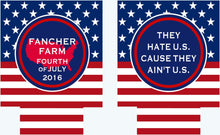 Load image into Gallery viewer, America Party Huggers. Red White and Blue Party. USA Birthday Favors. Bachelor Party Huggers.American themed party favors.Fourth of July!