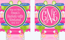 Load image into Gallery viewer, Rings and Ritas Bachelorette or Birthday Party Huggers. Tropical Bachelorette Party Huggers. Bachelorette Fiesta Party Favors.