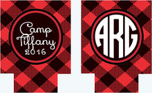 Load image into Gallery viewer, Plaid Party Huggers. Plaid Party Favors! Plaid Bachelorette Party Favors too! Flannel Party favors. Plaid Birthday Party. Asheville Party!