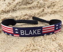Load image into Gallery viewer, Guys Personalized Neoprene Sunglass Strap