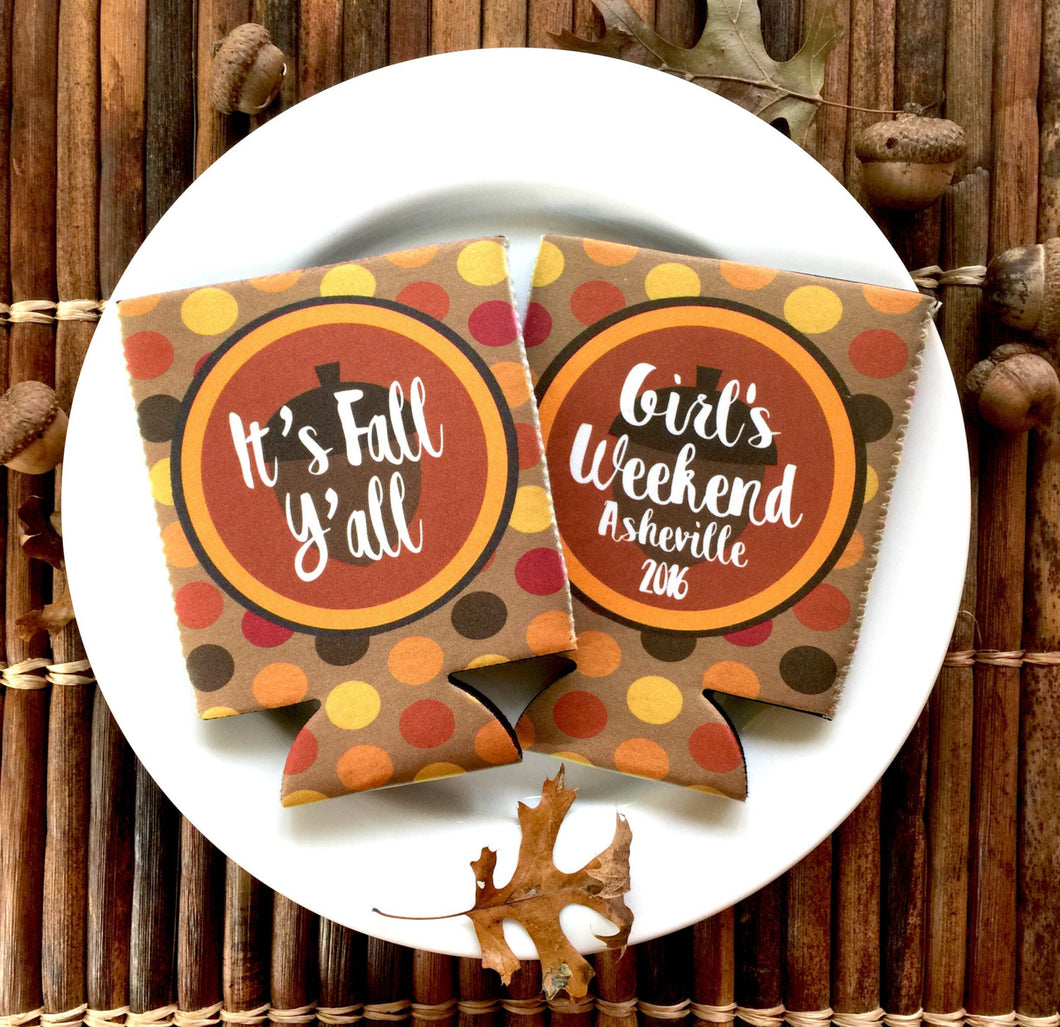 Fall Personalized Party Huggers