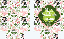 Load image into Gallery viewer, St Patrick&#39;s Day Party Favors. St Patricks Bachelorette Koolies. Monogram Irish Party Favors. Personalized Can Coolers!
