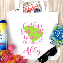 Load image into Gallery viewer, Charleston Personalized Tote Bag
