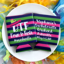 Load image into Gallery viewer, Fiesta Party Huggers. Final Fiesta Party Coolies. Monogrammed Mexican Party Favors. Fiesta Birthday or Bachelorette Party Favors!
