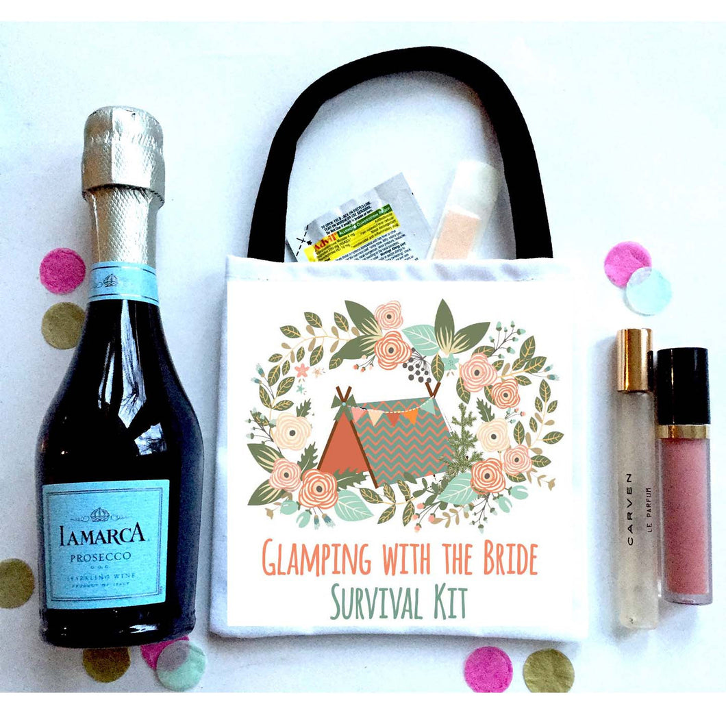 Glamping Personalized Hangover Bags