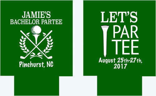 Golf Party Huggers. Golf Bachelor or Birthday Party Favors. Golf Groomsman or Birthday Party Favors. Wedding Golf Tournament Huggers