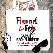 Load image into Gallery viewer, Plaid Bachelorette Party Personalized Huggers
