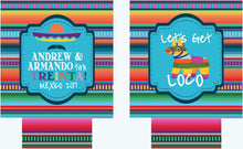Load image into Gallery viewer, Fiesta Party Huggers. Fiesta Vacation Coolies. Mexican Pinata Party Favors. Fiesta Birthday Party Favors! Down to Fiesta!
