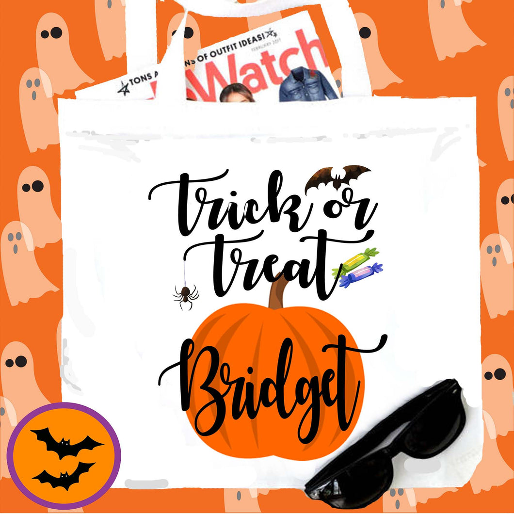 Halloween Party Personalized Tote Bag