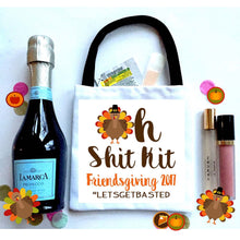 Load image into Gallery viewer, Friendsgiving Greek Key Party Huggers. Thanksgiving Party Favors. Turkey Party Favors. Custom Friendsgiving Party Favors!
