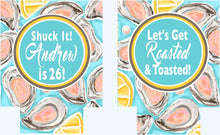 Load image into Gallery viewer, Oyster Roast Party Huggers. Bachelorette or Birthday Oyster Party Favors. Engagement or Wedding Oyster Roast Party Favors.
