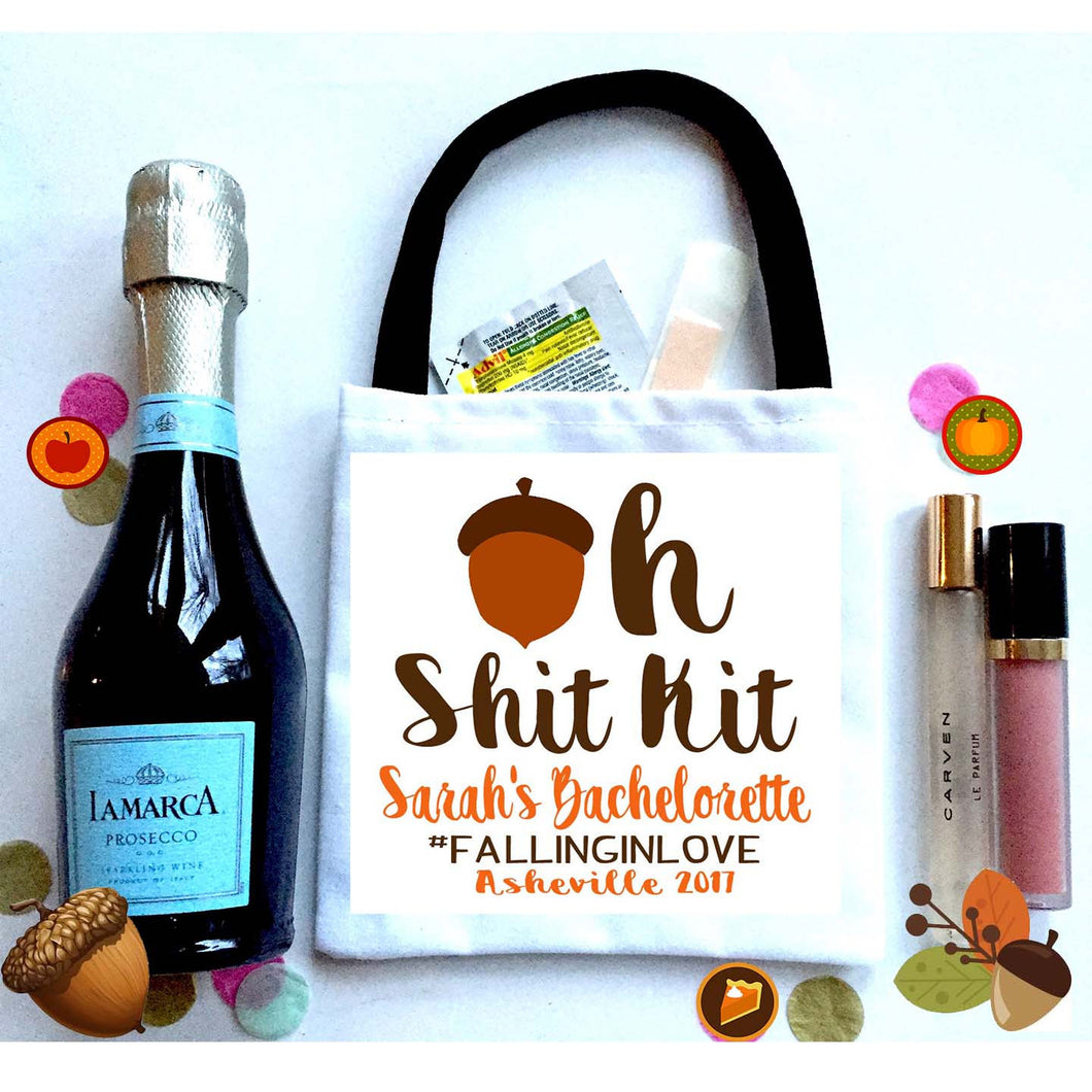 Fall Party Personalized Hangover Bags