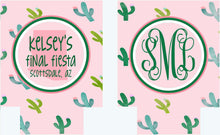 Load image into Gallery viewer, Cactus Party Huggers. Scottsdale Party Favors. Cactus Birthday Party Favors! Cabo Scottsdale Bachelorette! Fiesta Bachelorette Favor

