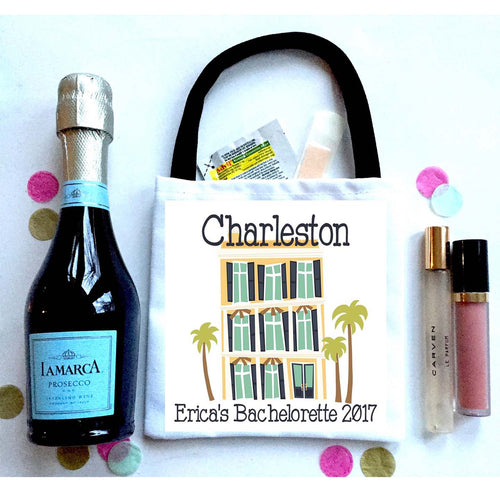Beach House Hangover Bags. Charleston Bachelorette or Birthday Oh Shit Kits! Mini Key West Bachelorette Bag. Custom Charleston Favor Bag.