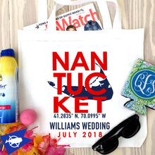 Load image into Gallery viewer, Nantucket Personalized Tote Bag

