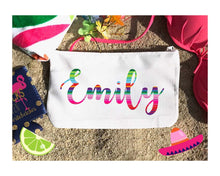 Load image into Gallery viewer, Fiesta Party Personalized Make Up Bag
