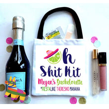 Load image into Gallery viewer, Fiesta Party Hangover Bags. Final Fiesta Oh Shit Kits! Bachelorette Mini Bag. Bride&#39;s Final fiesta Gift Bag. Fiesta Birthday or Vacation!

