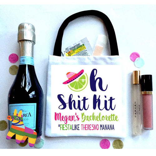 Fiesta Party Hangover Bags. Final Fiesta Oh Shit Kits! Bachelorette Mini Bag. Bride's Final fiesta Gift Bag. Fiesta Birthday or Vacation!