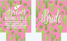 Load image into Gallery viewer, Cactus Party Huggers. Final Fiesta Party Favors. Personalized Mexican Party Favors. Fiesta Cactus Birthday or Bachelorette Party Favors!
