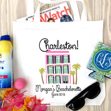 Load image into Gallery viewer, Beach House Personalized Tote Bag
