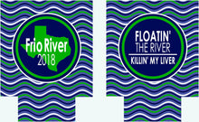 Load image into Gallery viewer, Float trip Personalized Huggers. Lake or River Party Favors. Float Trip Favors! Bachelor or  Bachelorette River Float Party Favors!
