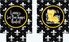 Load image into Gallery viewer, New Orleans Black and Gold Personalized Huggers
