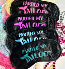 Load image into Gallery viewer, Mermaid Glitter Sleep Mask! Great Bachelorette or Birthday party FAVORS. Perfect addition to the hangover bags!
