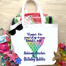 Load image into Gallery viewer, Mermaid Tail Beach Tote Bag
