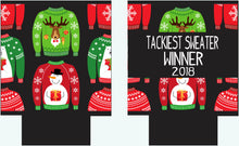 Load image into Gallery viewer, Tacky Sweater Christmas Party Huggers. Christmas Family Party Favors. Christmas Ugly Sweater Bachelorette Favors. Christmas Wedding Shower!
