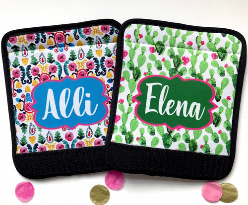 Fiesta Neoprene luggage finder. Personalized fiesta Theme favors.Great Fiesta Bachelorette gifts! Mexican Fiesta Party favors.Final Fiesta!