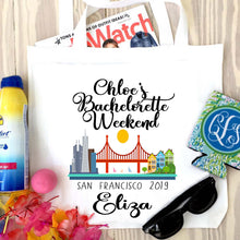 Load image into Gallery viewer, San Francisco Personalized Tote Bag
