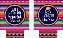 Load image into Gallery viewer, Fiesta Baby Party Huggers. Baby Shower Fiesta Party Favors. Fiesta Birthday Party Favors! Gender Reveal Fiesta!  Fiesta Baby Shower favors!
