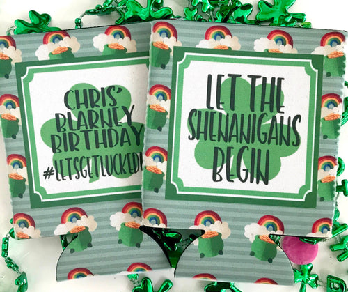 Pot of Gold Huggers. St Patrick's Day Party Favors. St Patricks Bachelorette Favors. Irish Party Favors. St Pats Birthday Favors. Bachelor!