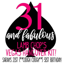 Load image into Gallery viewer, Vegas Personalized Birthday Party Bag
