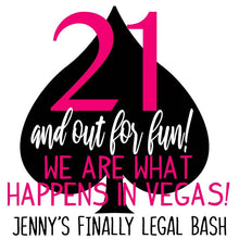 Load image into Gallery viewer, Birthday Party Bag. Vegas 21st Birthday Party Oh Shit Kits! 21st Birthday Hangover Kit. Birthday Favor Bags, Vegas Birthday Party Swag Bag.
