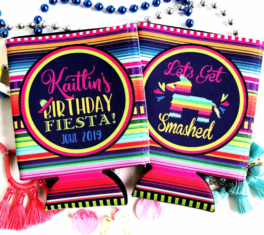 Fiesta Party Huggers. Fiesta Vacation Coolies. Mexican Pinata Party Favors. Fiesta Birthday Party Favors! Down to Fiesta!