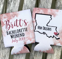 Load image into Gallery viewer, Rose Gold Party Huggers. Dirty Birthday or Bachelorette Huggers. Personalized Rose Gold Birthday Favors. Rose Gold Party Favors! NOLA Party!
