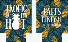 Load image into Gallery viewer, Pineapple Party Huggers. Tropical Bachelorette or Birthday Favors.Custom Pineapple Huggers. Charleston, Miami, Cabo, Hawaii! Girls Weekend!
