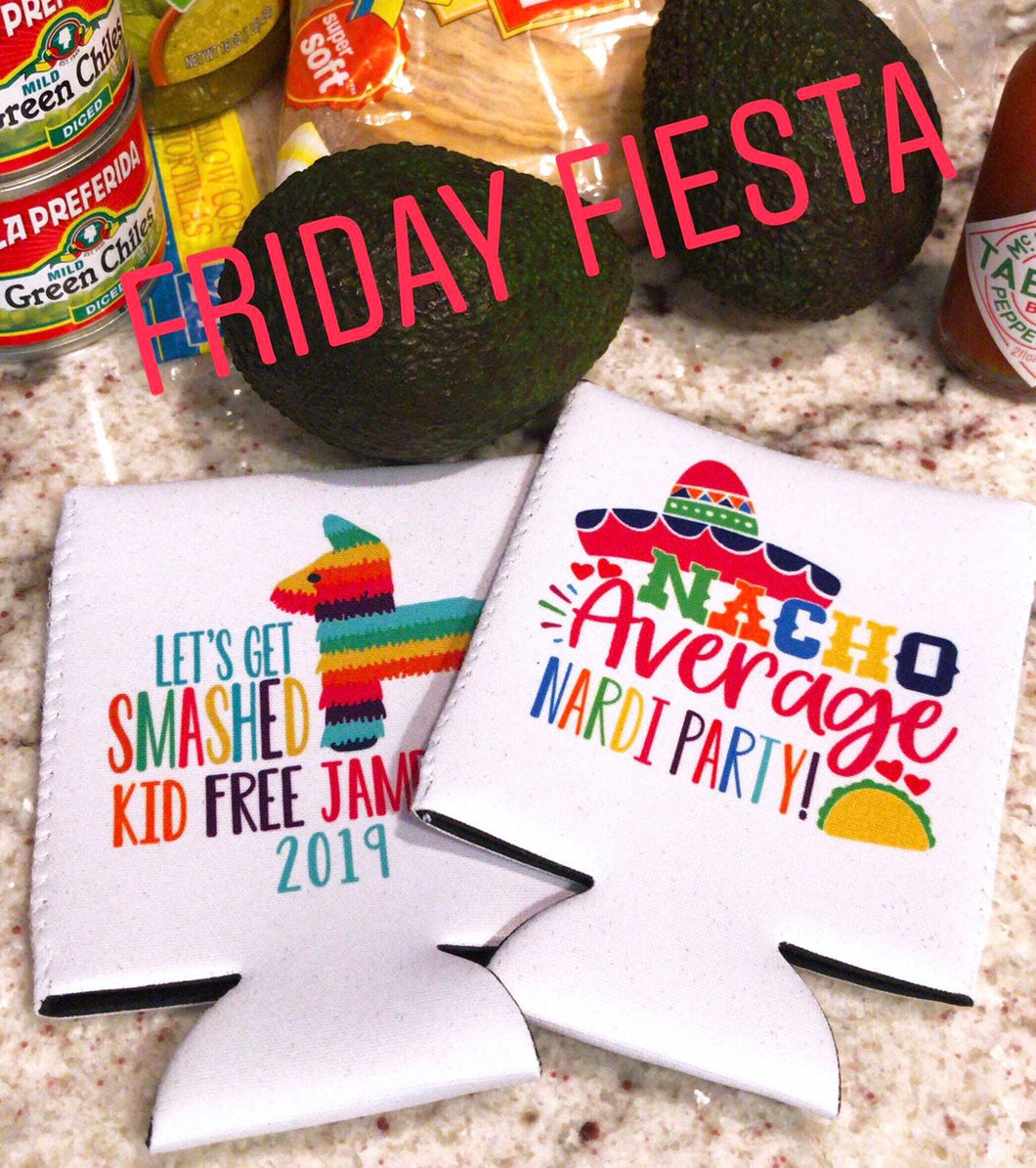 Fiesta piñata Party Huggers. Cabo Vacation. Mexican Party Favors. Fiesta Birthday Party Favors! Bachelorette fiesta!