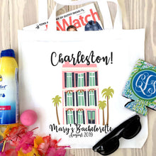 Load image into Gallery viewer, Beach House Personalized Tote Bag
