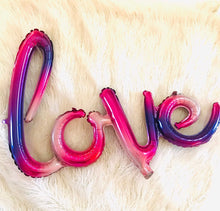 Load image into Gallery viewer, Love Ombre Script Balloon
