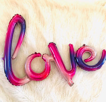 Load image into Gallery viewer, Love Script Balloon | Bachelorette Party Decoration | Wedding Shower Decoration | Bachelorette Party Balloon |Engagement Party Decor
