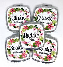 Load image into Gallery viewer, Bridesmaid Personalized Makeup Mirror
