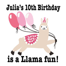 Load image into Gallery viewer, Llama Party Birthday Favor Bag
